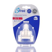 Bfree Stage 1 Slow Flow Silicone Nipple 2 Pack - $9.89