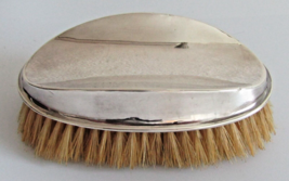 Antique 1913 Victorian W J Myatt &amp; Co Sterling Silver Horse Hair Clothes Brush - £77.09 GBP