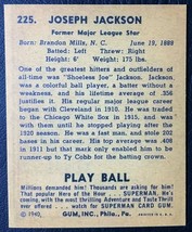 1940 Play Ball #225 &quot;Shoeless Joe&quot; Jackson Reprint - MINT - £1.55 GBP