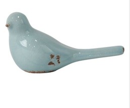 4inch Blue Ceramic Dove Statue - £39.80 GBP