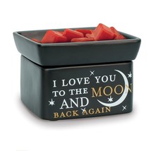 Love You to the Moon Electric Jar Candle, Wax &amp; Oil Warmer - £31.69 GBP