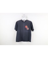 Vintage 90s Bugle Boy Boys Medium Sun Faded Spell Out Surfing T-Shirt Bl... - $457.18 MXN