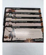 Lot Of (5) Dungeons And Dragons Campaign Cards Mark Of Heroes Set 4 - £31.83 GBP