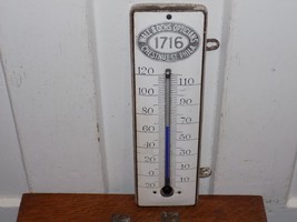 Vintage Wall &amp; Ochs Opticians 1716 Chestnut St. Phila. Porcelain Thermom... - $4,705.65 MXN