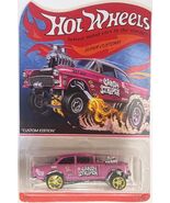 &#39;55 Chevy Bel Air Gasser Custom Hot Wheels Candy Striper Series  w/Real ... - $137.97 CAD