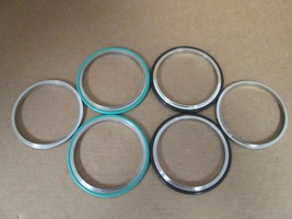 (6) MFG Unknown NW 63 ST/ST Centering Ring Assy, No Spacer (W/ O-Ring) - $85.36