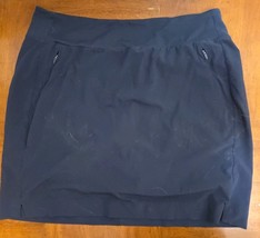 Athleta Soho Skort Women&#39;s Size 12T Navy Blue Athleta Athleisure  - $18.95