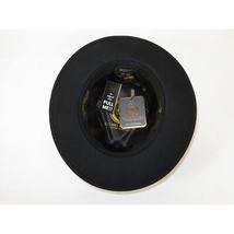 Bruno Capelo Hat Australian Wool Fedora Teardrop Crushable Bel Air BL590 Black image 5