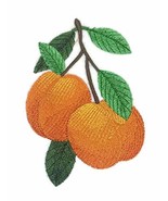 Nature Weaved in Threads, Amazing Fruits[Peaches] [Custom and Unique] Embroidere - $16.73