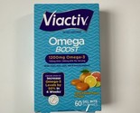 (1) Viactiv Omega Boost Supplement, 1200 mg Omega-3, 60 Gummies, Exp. 05/25 - £17.17 GBP