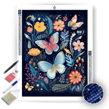 Dream Big Floral and Butterfly - Diamond Painting Kit - £14.97 GBP+