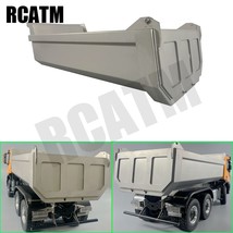 Metal Euro Truck 6X6 Bucket U-shaped Cargo Box for 1/14 RC Trailer Tipper Tamiya - £121.93 GBP