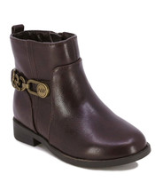 Nine West Toddler Girls Lil Amara Bootie – Brown, Size 5T - £19.75 GBP