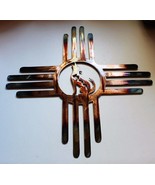 Southwestern Zia with Howling Coyote Metal Wall Art Décor 18&quot; - $45.58