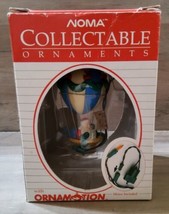 Noma Ornamation Collectibles Christmas Ornament Hot Air Balloon Santa 1989 - £13.13 GBP