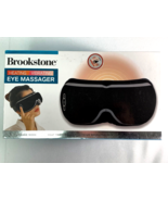 Brookstone EYE MASSAGER Heating Vibrating Massaging New in Box - £25.47 GBP