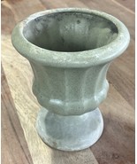 Haeger Matte Green Speckled Pottery USA Pedestal Footed Planter Vintage - $22.74 CAD