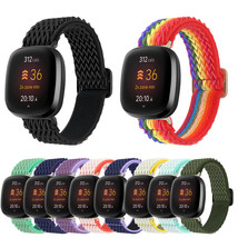 For Fitbit Versa  3  Sense Elastic Sport Nylon Loop Watch Band Strap - £5.48 GBP+