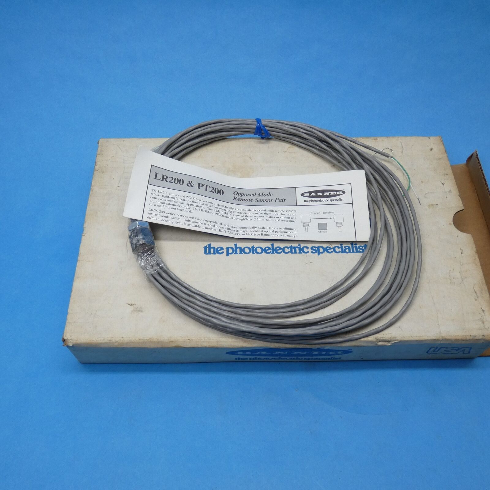 Banner 16805 LR200 /W30&#39; Remote Opposed Mode Photoelectric Transmitter 3... - $99.99