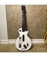 Wii Guitar Hero Gibson Les Paul Wireless Red Octane White Missing Back C... - £55.40 GBP