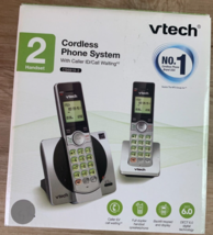 VTech CS6919-2 DECT 6.0 2-Handset Cordless Phone: Complete System-Open Box - $29.69