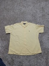 Ralph Lauren Greggor 100% Cotton Button Down Shirt Men&#39;s Size XL Issues - £7.86 GBP