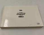 2008 Chevrolet Cobalt Owners Manual Handbook OEM M02B21056 - £11.62 GBP