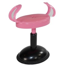 2008 Barbie Style Salon Playset Beauty Stool Chair Pink Black N6889 - $93.18 MXN