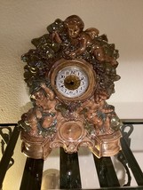 Front Mantle Cherub Figural Clock - $17.64