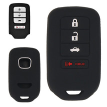 2Pcs Silicone Key Fob Cover Case For Honda Ridgeline Civic Crv Crz 4 But... - £15.79 GBP