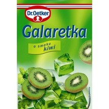 Dr.Oetker Jello: Kiwi Flavor Pack Of 3 Made In Poland Free Shipping - £7.39 GBP