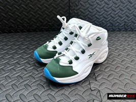 Reebok Question Mid Michigan State White Green Basketball KIDS Sneakers ... - $89.09