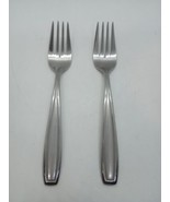 Oneida Fine Flatware Dinner Salad Forks Set of 2 Stainless  - $11.88