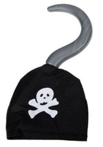 Plastica Pirata Capitan Uncino Teschio Tibie Incrociate Nuovo - $7.62