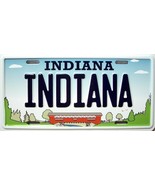 Indiana License Plate Novelty Fridge Magnet - $147.10 MXN