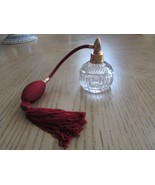 Waterford Crystal Atomizer Perfume Bottle Burgundy Tassle - $47.36 CAD
