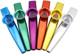 Milisten 6Pcs Metal Kazoos For Kids, Aluminum Alloy Metal Kazoo, Piano Keyboard - £20.83 GBP