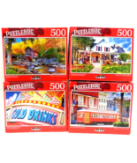 ( Lot 4 ) Puzzlebug 500 Piece Puzzle/Box Jigsaw Puzzles All Brand New SE... - £22.09 GBP