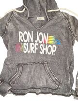 Ron Jon Surf Shop Hoodie Small Cocoa Beach Gray Pullover Sweatshirt image 2