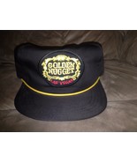 Vtg Brown Golden Nugget Las Vegas Snapback Hat made in usa by american w... - $61.13 CAD