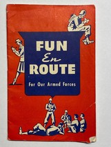 WWII, FUN EN ROUTE FOR OUR ARMED FORCES, BOOKLET, VINTAGE - £5.13 GBP