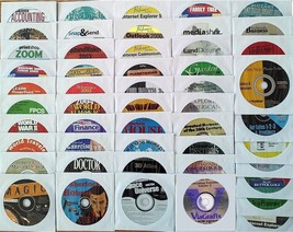 100 Misc CD-ROM Lot 2&amp;3 - Pc Software Lot Clearance - New Cd&#39;s In Sleeves - £43.96 GBP