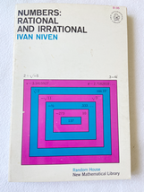 1961 PB Numbers: Rational and Irrational by Ivan Niven  - $9.59