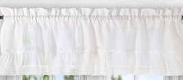A L Ellis Deep Ruffled filler Valance 54 x 13 RN 30739  - $150.15 MXN