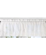 A L Ellis Deep Ruffled filler Valance 54 x 13 RN 30739  - $149.01 MXN