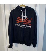 Vintage Superdry Jacket XL Blue Men’s Sweat Shirt Store Tokyo Hoodie Dis... - £35.84 GBP