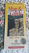 2002 Official White Mountains of New Hampshire Map &amp; Guide - $3.95