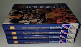 Junior Worldmark Encyclopedia World Holiday 4 Vol Series HBK Book Lot EX-LIBRARY - £39.67 GBP