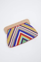 Ethnique vee handmade beaded clutch bag in Multi - size One Size - £53.58 GBP