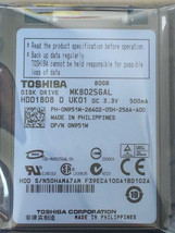 TOSHIBA MK8025GAL 80GB  1.8&quot;ZIF/CE HDD For  HP Compaq mini700e 702EA 100... - £15.41 GBP